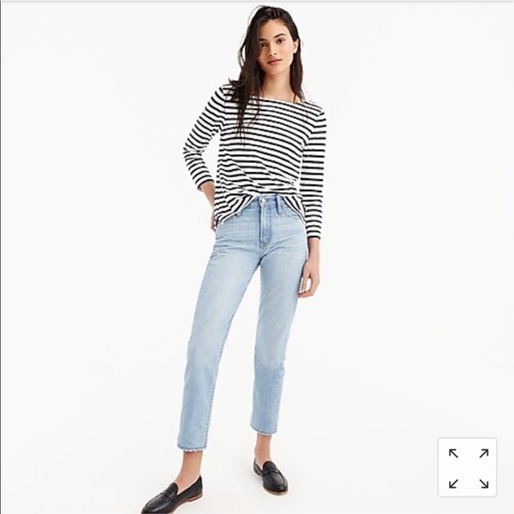 J. Crew Tops - J Crew Tee Shirt Long Sleeve Bateau Boat Neck